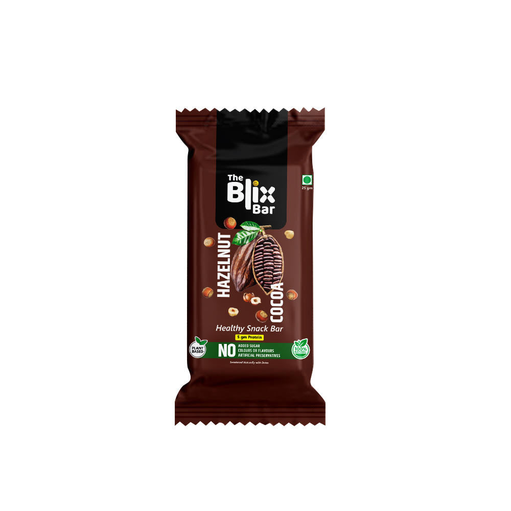Hazelnut Cocoa - Healthy Snack Bar (Pack of 5)